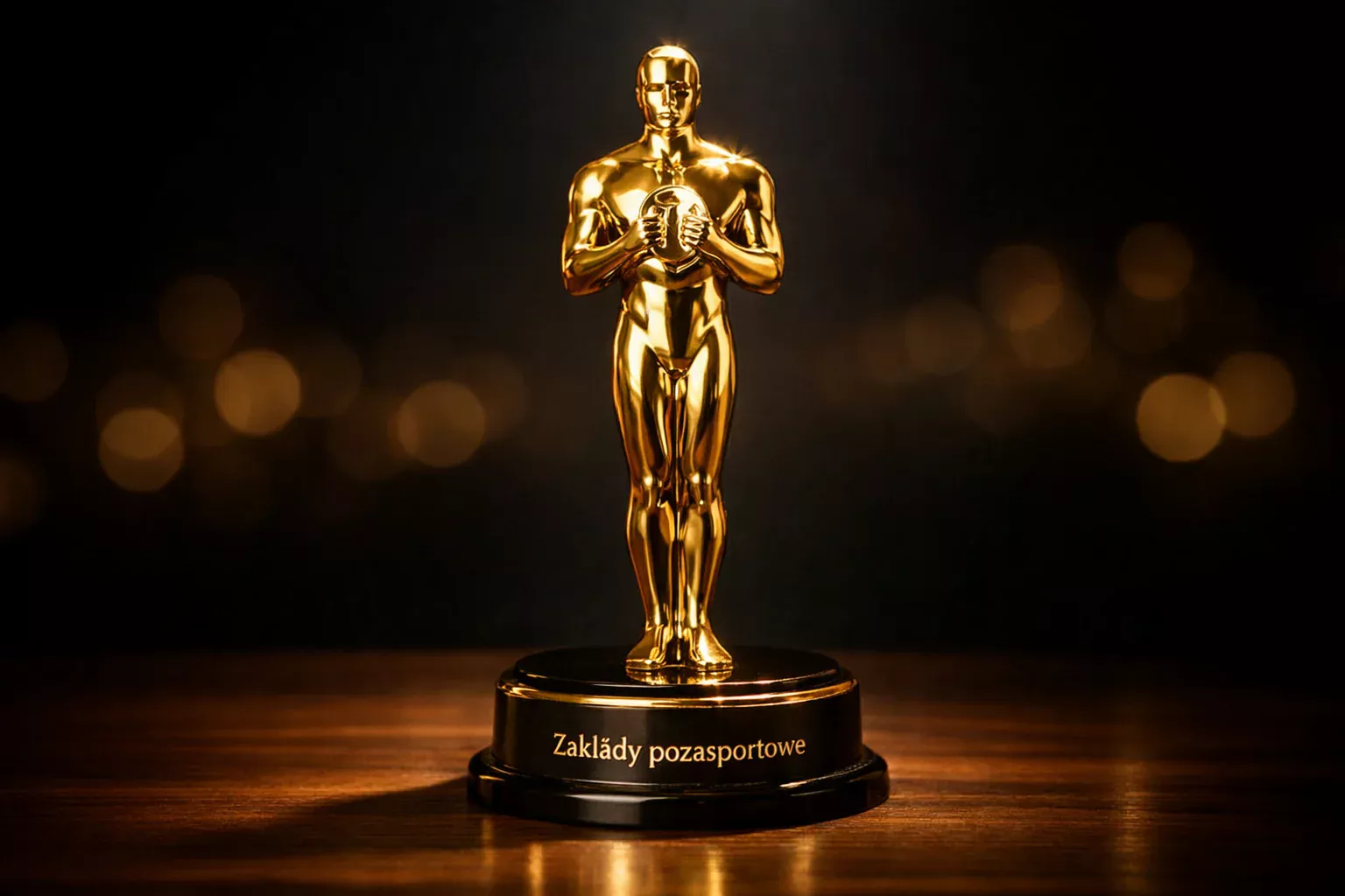 Statuetka filmowa symbolizująca zakłady na wydarzenia rozrywkowe