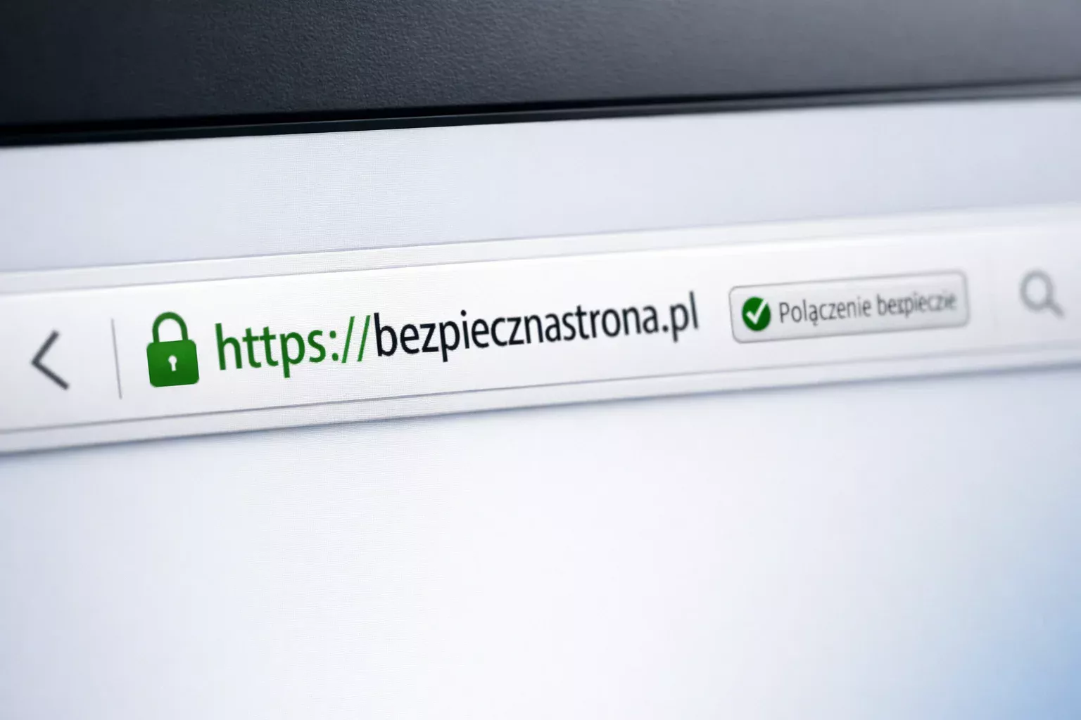 Ikona kłódki SSL w pasku przeglądarki