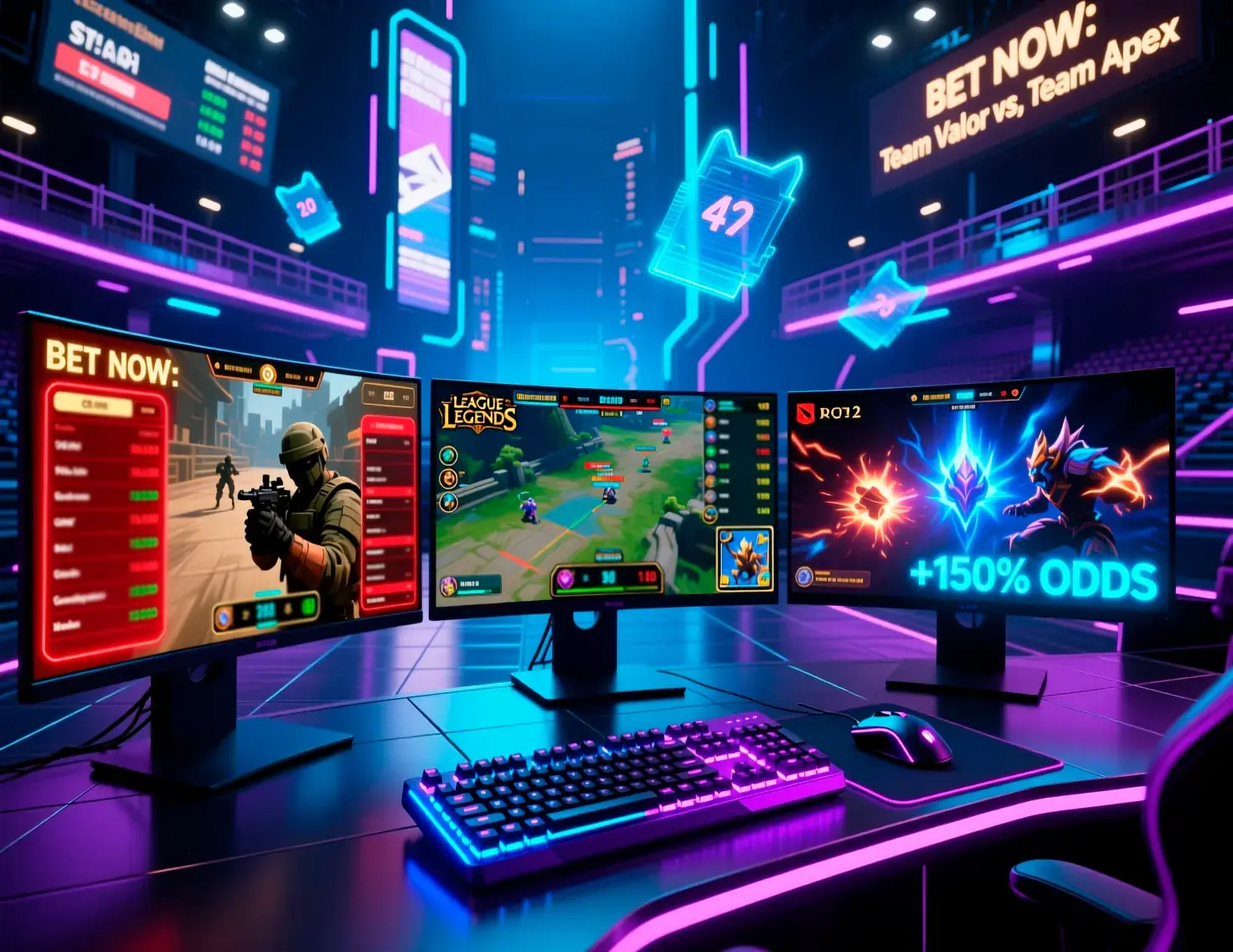 E-sport zakłady bukmacherskie - CS:GO, League of Legends, Dota 2, Valorant gry komputerowe