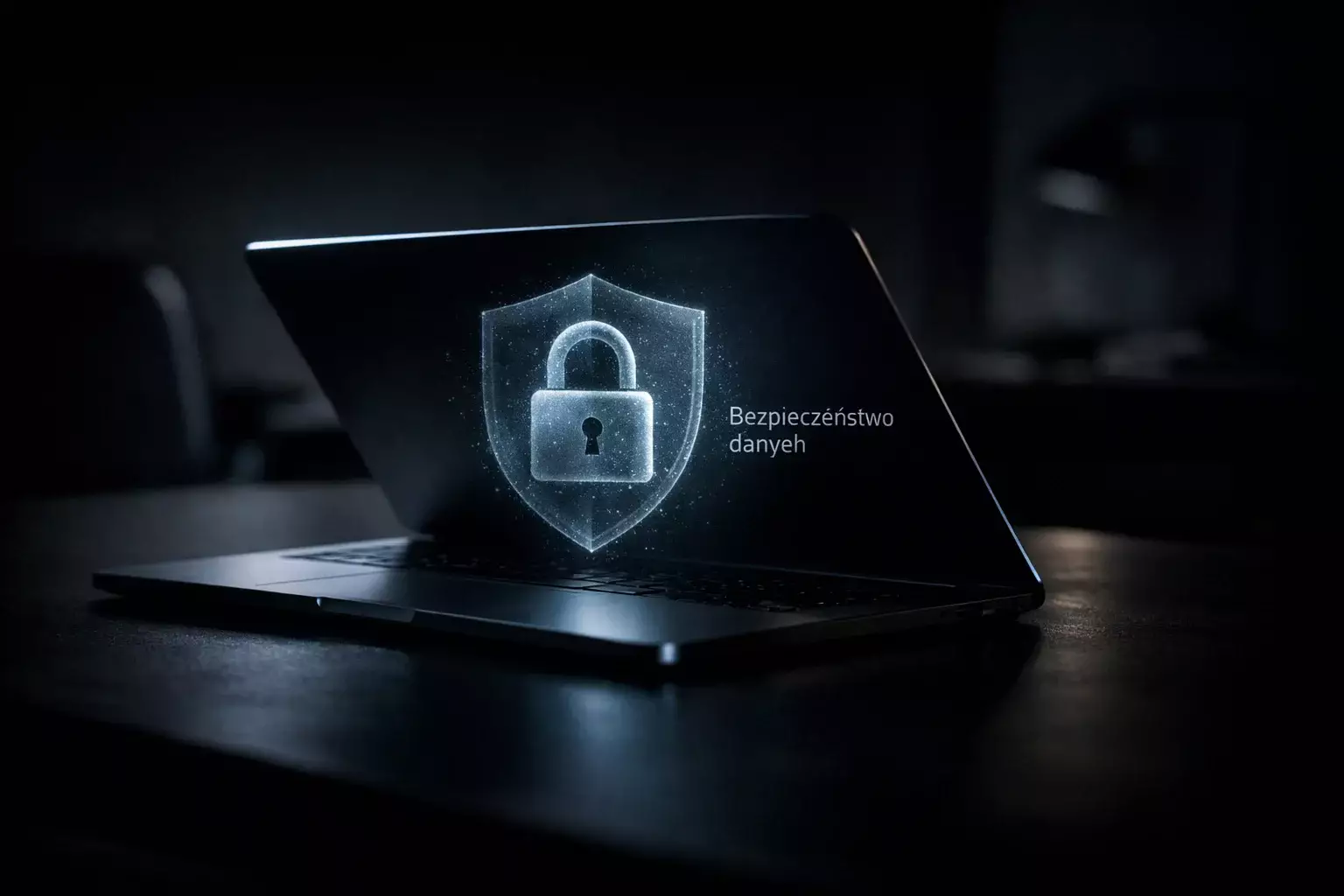 Zamek cyfrowy symbolizujący bezpieczeństwo danych online