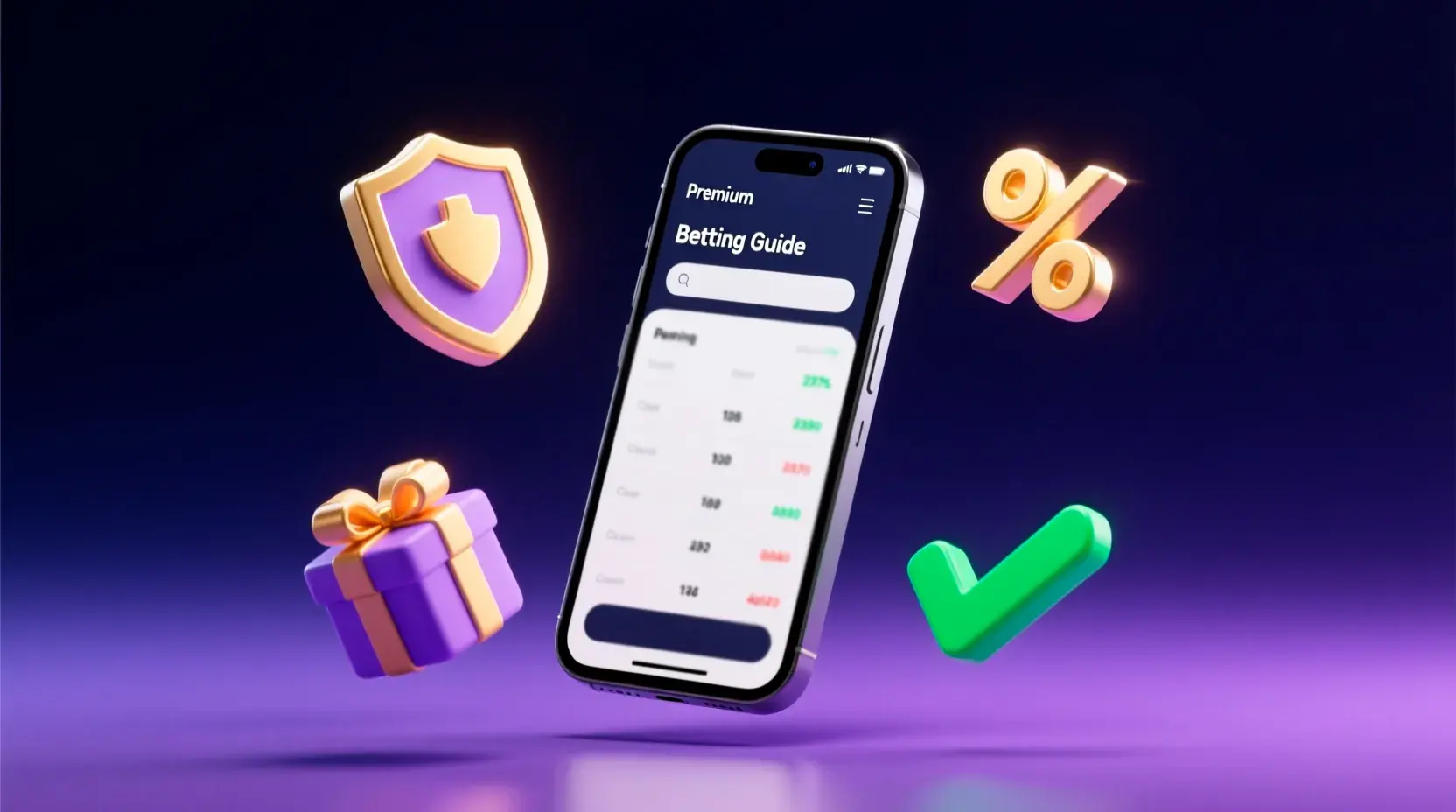 Przewodnik wyboru bukmachera - smartfon z aplikacją do zakładów bukmacherskich