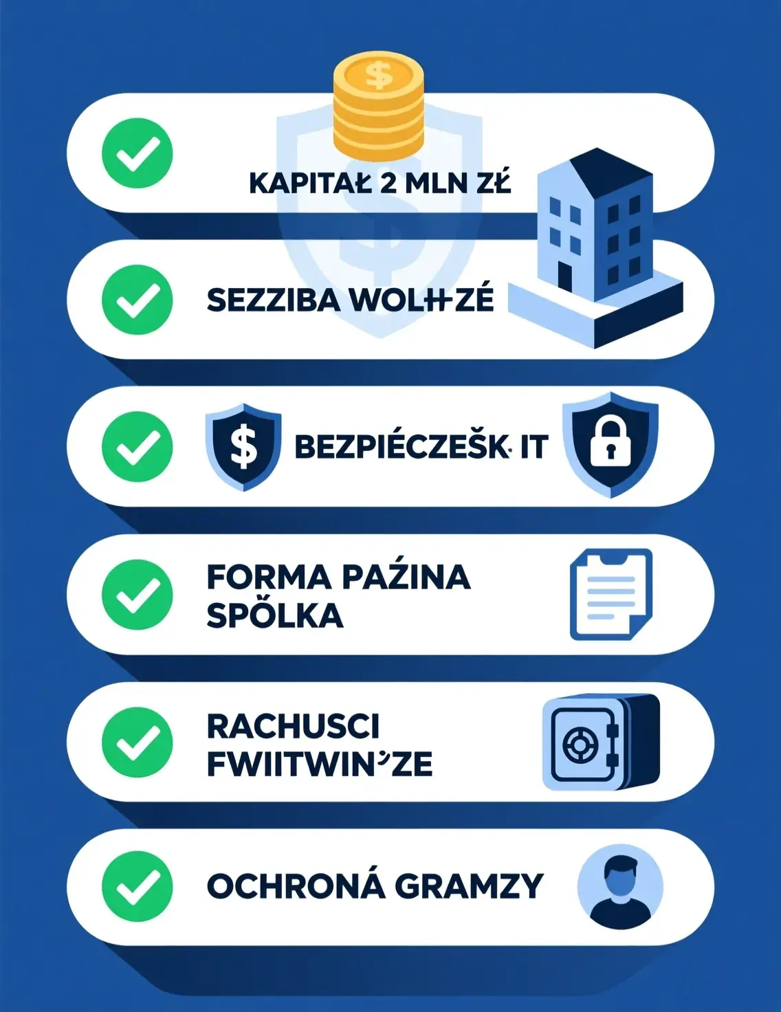 Lista kontrolna wymogów licencyjnych dla bukmacherów w Polsce - kapitał 2 miliony złotych, siedziba, bezpieczeństwo IT, rachunki powiernicze